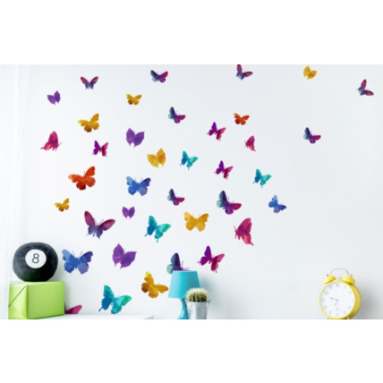 Avis Stickers papillons colorés Mon Lit Cabane 3