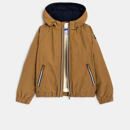 Avis Blouson doublé à capuche marron garçon OKAIDI 3