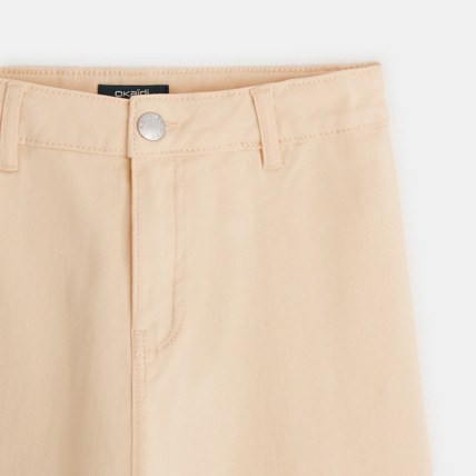 Avis Pantalon large toile stretch orange fille OKAIDI 3
