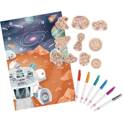 Avis Aimants de l'espace à colorier HAPE 1