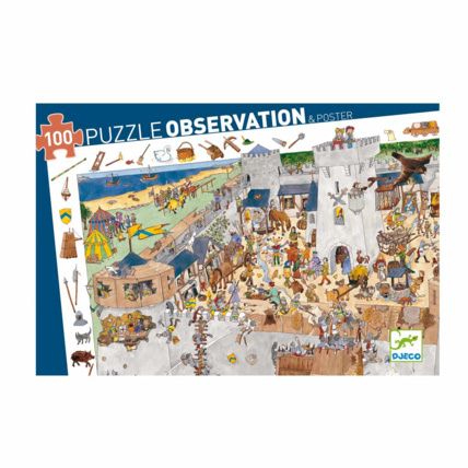 Avis Puzzle Château fort 100 pièces DJECO 1