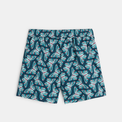 Avis Short en toile motif papillons vert fille OKAIDI 4