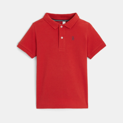 Avis Polo classique rouge garçon OKAIDI 1
