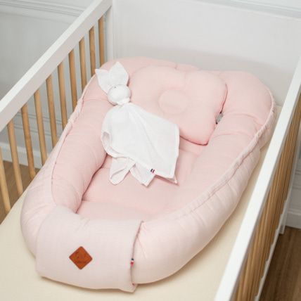 Avis Coussin cale-tête ergonomique en coton Nid d'abeille Sevira Kids 8