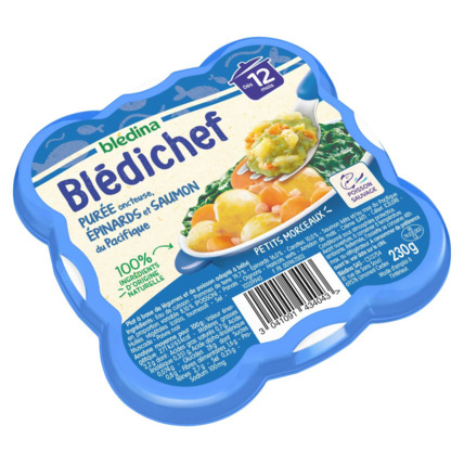 Avis BLEDICHEF Purée onctueuse, épinards et saumon du Pacifique  Blédina 2