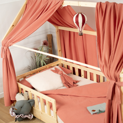 Avis Ciel de lit cabane en gaze de coton DUO Sevira Kids 6