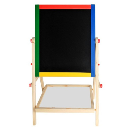 Avis Tableau en bois double face avec craies, marqueur et éponge BOARD Mon Mobilier Design 5