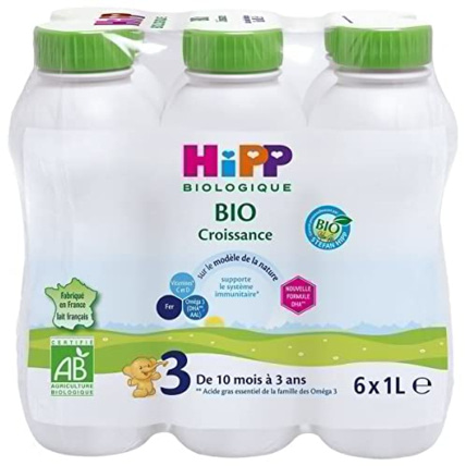Avis Lait liquide Croissance Bio 3ème âge HIPP 1