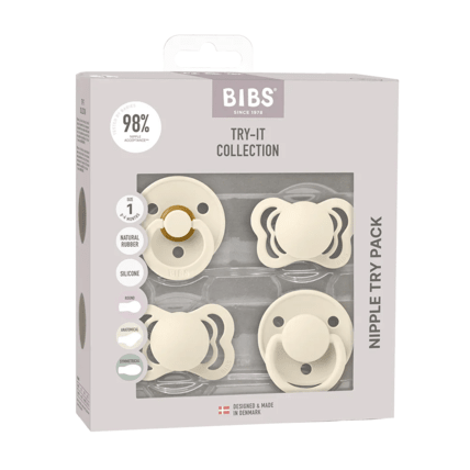 Avis Lot de 4 sucettes TRY-IT Collection BIBS 1