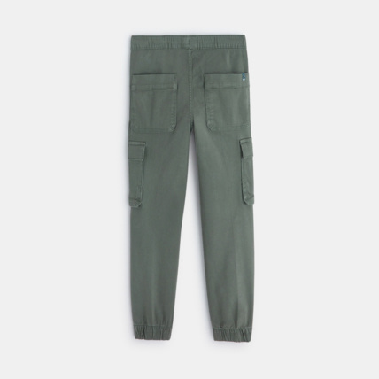 Avis Pantalon cargo en toile vert garçon OKAIDI 4