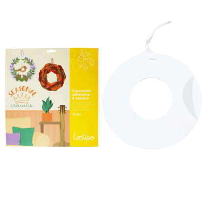 Avis Couronnes Adhésives En Carton - 4 Saisons LOOLIPO 1