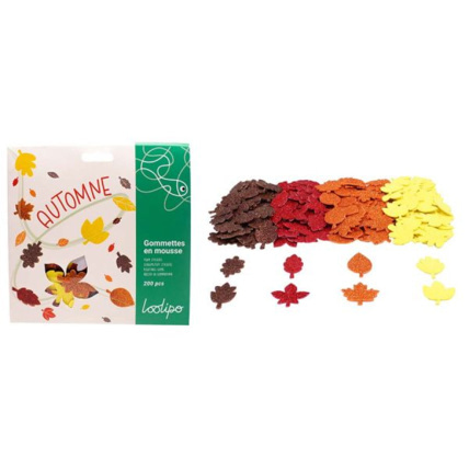 Avis Gommettes En Mousse Pailletée - Automne LOOLIPO 1