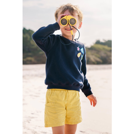 Avis Sweat avec écussons Armor-lux X Les Mini Mondes - Marine Deep ARMOR-LUX 2