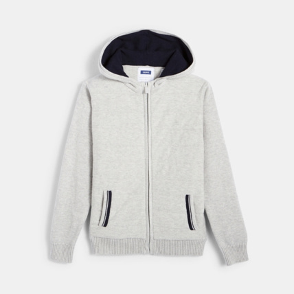 Avis Gilet matelassé à capuche gris garçon OKAIDI 1