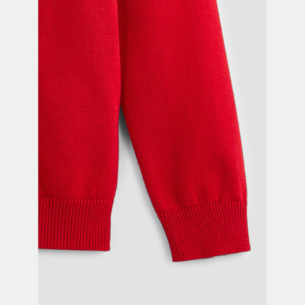 Avis Gilet fin col V rouge garçon OKAIDI 4