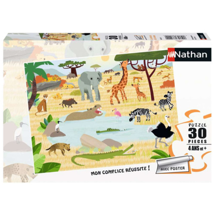 Avis Puzzle Les animaux de la savane - de 4 ans RAVENSBURGER 1