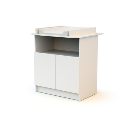 Avis Commode à langer 2 portes, 1 niche en bois Webaby 1
