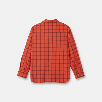 Avis Chemise à grands carreaux orange garçon OKAIDI 2