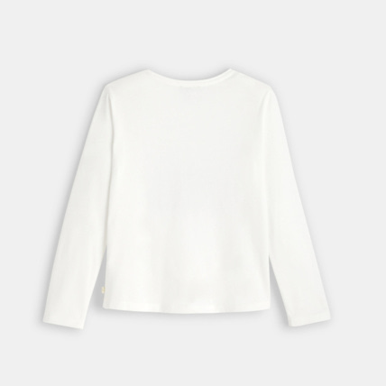 Avis T-shirt de Noël blanc fille OKAIDI 4