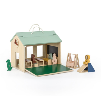 Avis Jouet d'éveil école en bois all animals Trixie 1