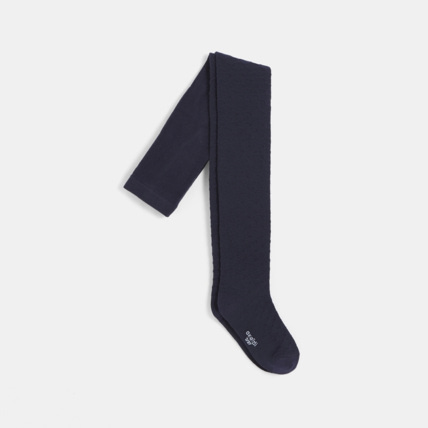 Avis Collant en tricot fantaisie bleus fille OKAIDI 1