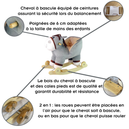 Avis Animal à bascule musical 2 en 1 GUS LEAN Toys 2