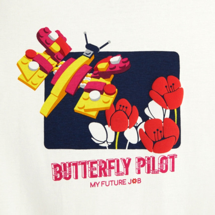 Avis T-shirt à motif LEGO® blanc fille OKAIDI 3