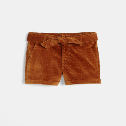 Avis Short en velours marron fille OKAIDI 2