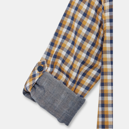 Avis Chemise tubique à carreaux jaune garçon OKAIDI 3