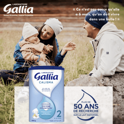 Avis Lait CALISMA 2è âge Laboratoire Gallia 2