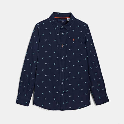Avis Chemise à motif vélo blanche garçon OKAIDI 1