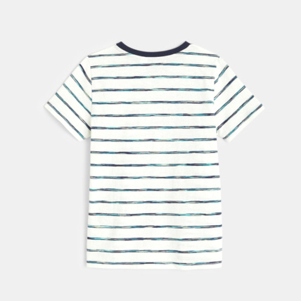 Avis T-shirt rayé col rond garçon OKAIDI 3