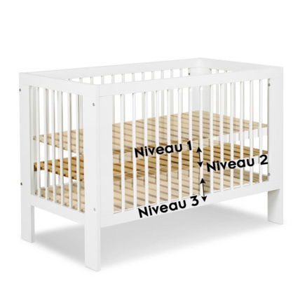 Avis Lit bébé à barreaux Olivia Mon Mobilier Design 5