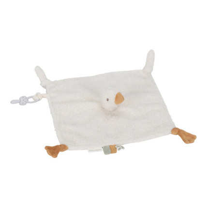 Avis Doudou carré oie Newborn Natural LITTLE DUTCH 1