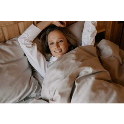 Avis Housse de couette en satin de coton - Desert Beige Mon Lit Cabane 2