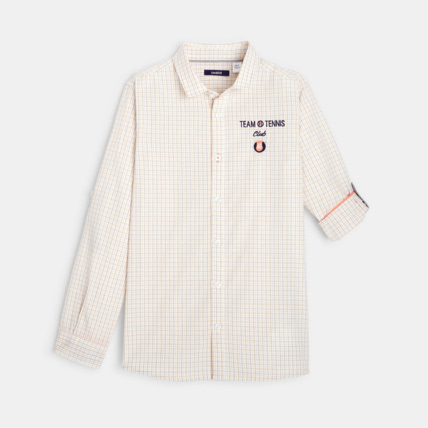 Avis Chemise à carreaux garçon OKAIDI 1