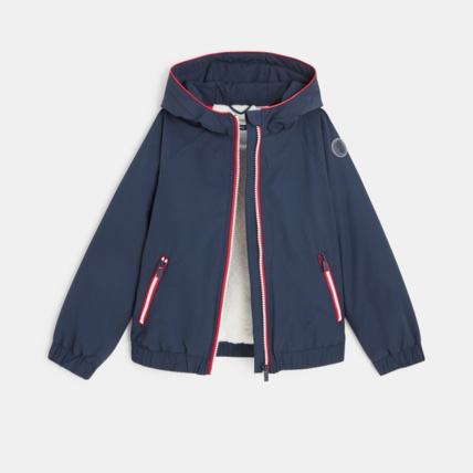 Avis Blouson doublé à capuche bleu garçon OKAIDI 3