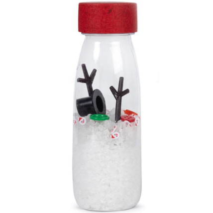 Avis Bouteille sensorielle Noël Bonhomme de neige PETIT BOUM 1