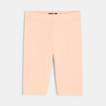 Avis Legging court en jersey uni rose fille OKAIDI 1