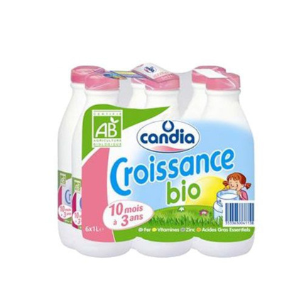 Avis Lait de croissance bio CANDIA 1