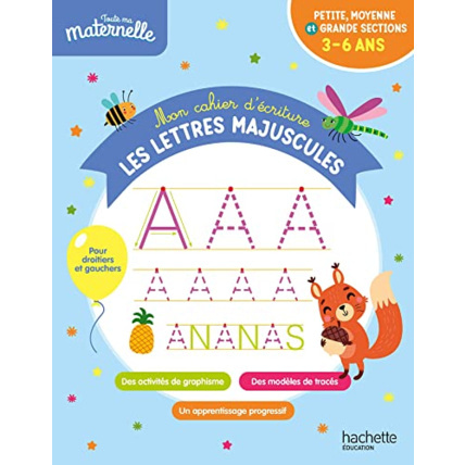 Avis Toute ma maternelle - Mon cahier d'écriture : les lettres majuscules Hachette Éducation 1