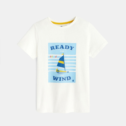 Avis T-shirt à motif blanc garçon OKAIDI 1