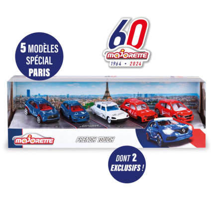 Avis Coffret de voitures French Touch Majorette SMOBY 1