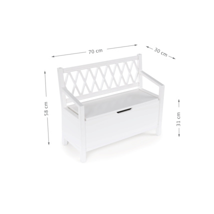 Avis Banc de rangement enfant Harlequin Cam Cam Copenhagen 7