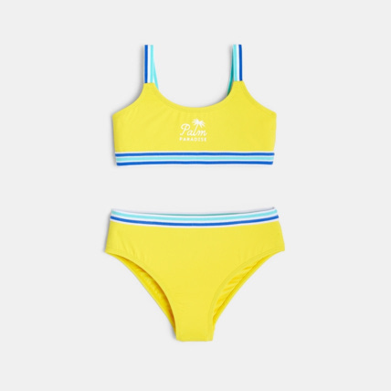 Avis Maillot de bain 2 pièces jaune fille OKAIDI 2