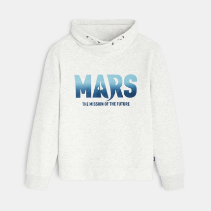 Avis Sweat-shirt à col twisté gris garçon OKAIDI 2