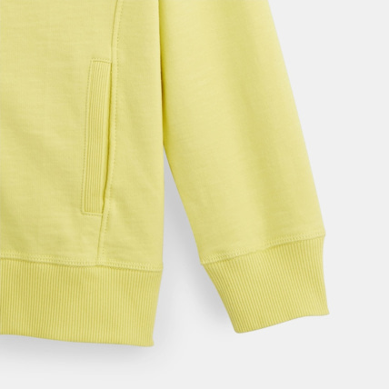 Avis Sweat-shirt uni à capuche jaune garçon OKAIDI 3