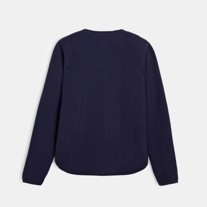 Avis Gilet côtelé boutonné bleu fille OKAIDI 4