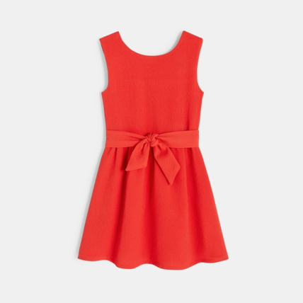 Avis Robe crêpée + Top réversible rouge fille OKAIDI 3