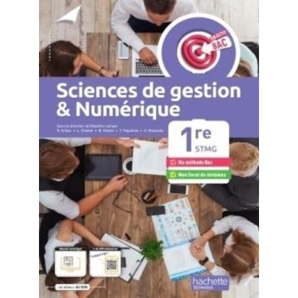 Avis Objectif Bac Sciences de gestion et numérique 1re STMG - Livre élève - Ed. 2022 Hachette Éducation 1